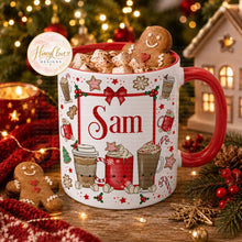 Load image into Gallery viewer, Personalised festive Christmas mug
