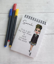 Load image into Gallery viewer, Irish Dancer Notebook A6 - Two Colours
