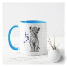 Load image into Gallery viewer, Sketch Design Lion Cub Mug
