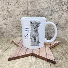 Load image into Gallery viewer, Sketch Design Lion Cub Mug
