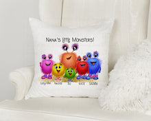 Load image into Gallery viewer, Nana&#39;s Little Monsters Cushion
