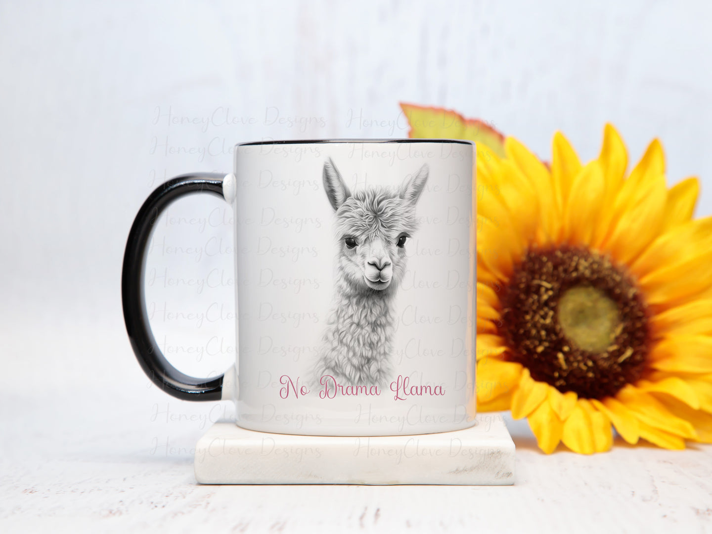 Sketch Design Mug - Llama