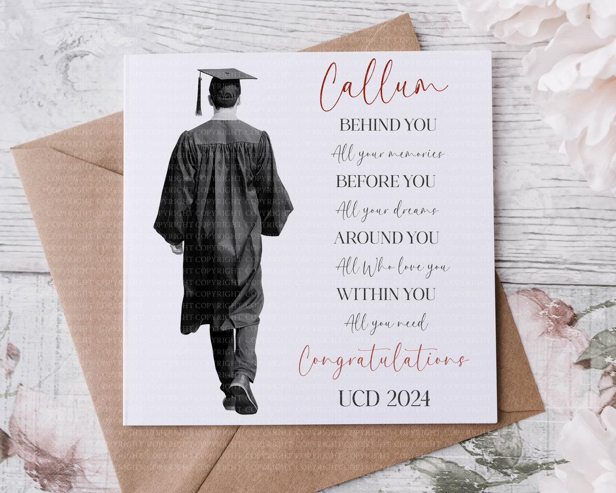 Graduation Male Greeting Card – HoneyClove Designs