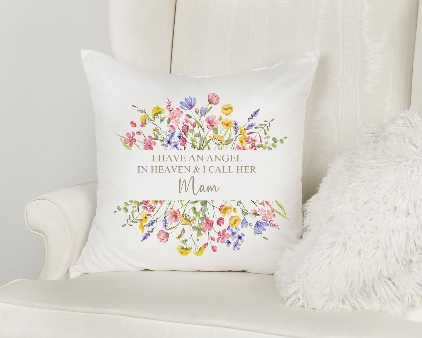 Angel In Heaven Cushion - Multicoloured