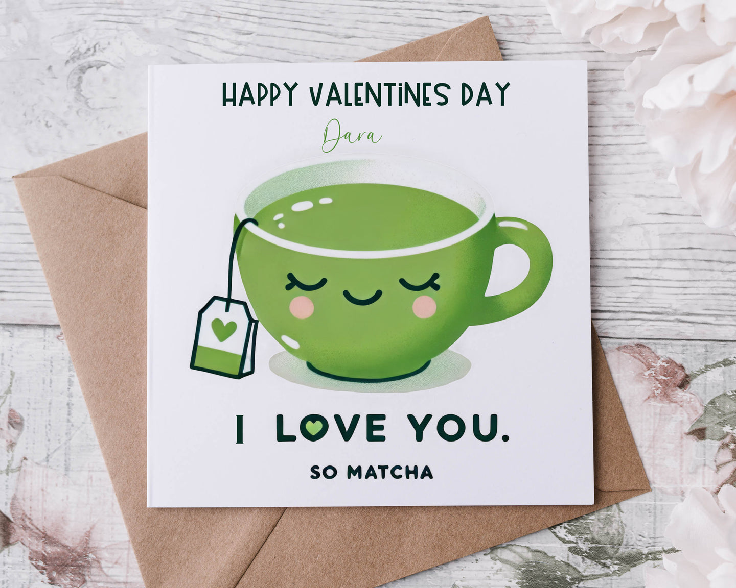 Matcha Love/Valentine Card