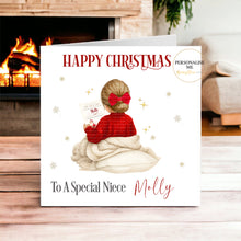 Load image into Gallery viewer, Nice List Girl Cushion
