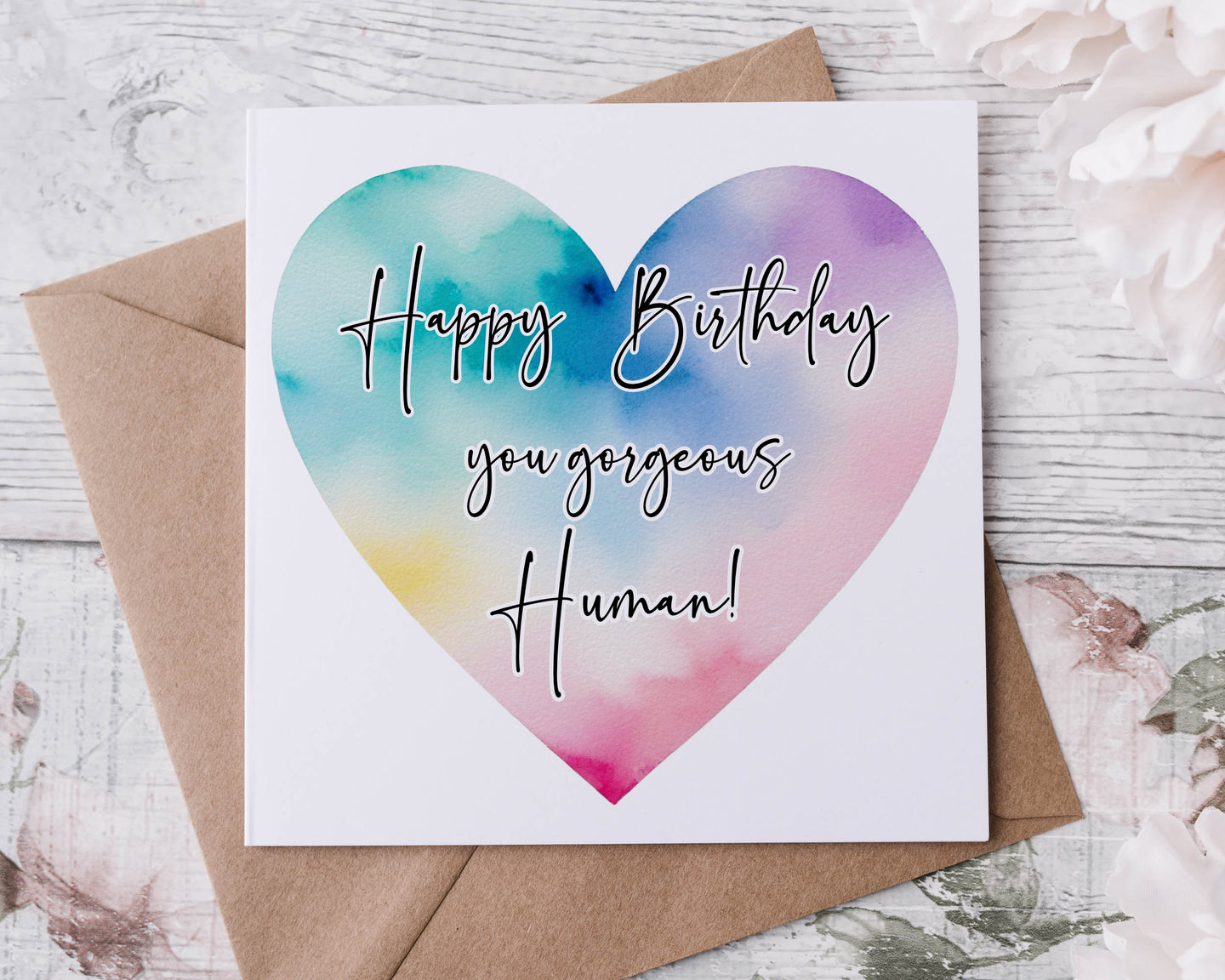 Gorgeous Human Heart Card