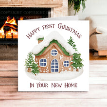 Load image into Gallery viewer, First Christmas in New Home Card
