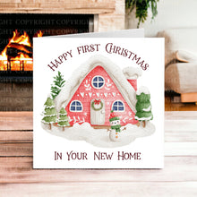 Load image into Gallery viewer, First Christmas in New Home Card
