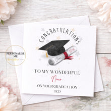 Load image into Gallery viewer, Mortar Board Congratulations on Your Graduation
