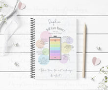 Load image into Gallery viewer, Self Care Battery Design Notebook
