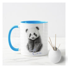 Load image into Gallery viewer, Sketch Design Panda Mug
