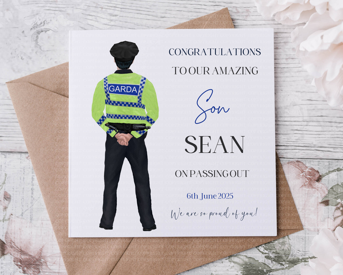 Garda Passing Out Card 3