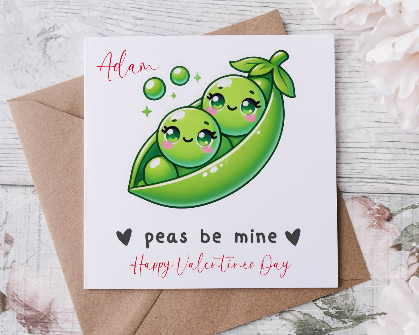 Pea Pod Love/Valentine Card