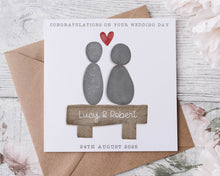 Load image into Gallery viewer, Pebble Couple Engagement/Wedding/Anniversary Card
