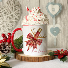 Load image into Gallery viewer, Teacher Christmas Mug - Red Pencil Design
