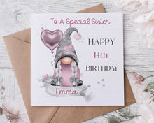 Load image into Gallery viewer, Birthday Card  - Pink/Grey Gonk
