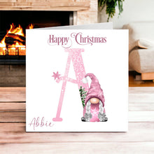 Load image into Gallery viewer, Pink Gonk Christmas Card
