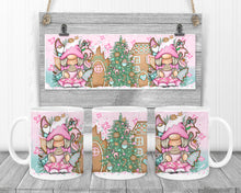 Load image into Gallery viewer, Little Miss Pink Gingerbread Gonk Mug
