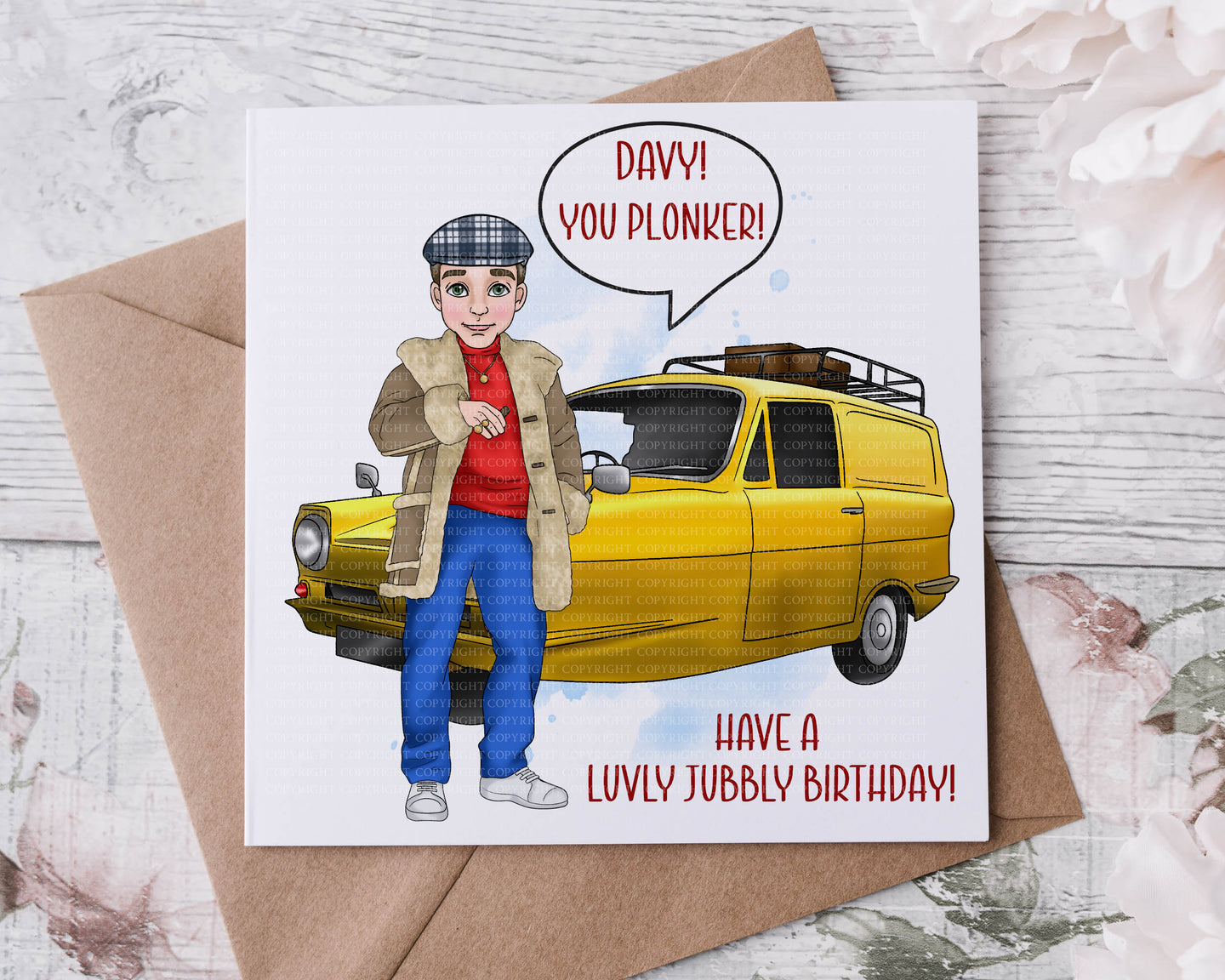Market Trader Birthday Card