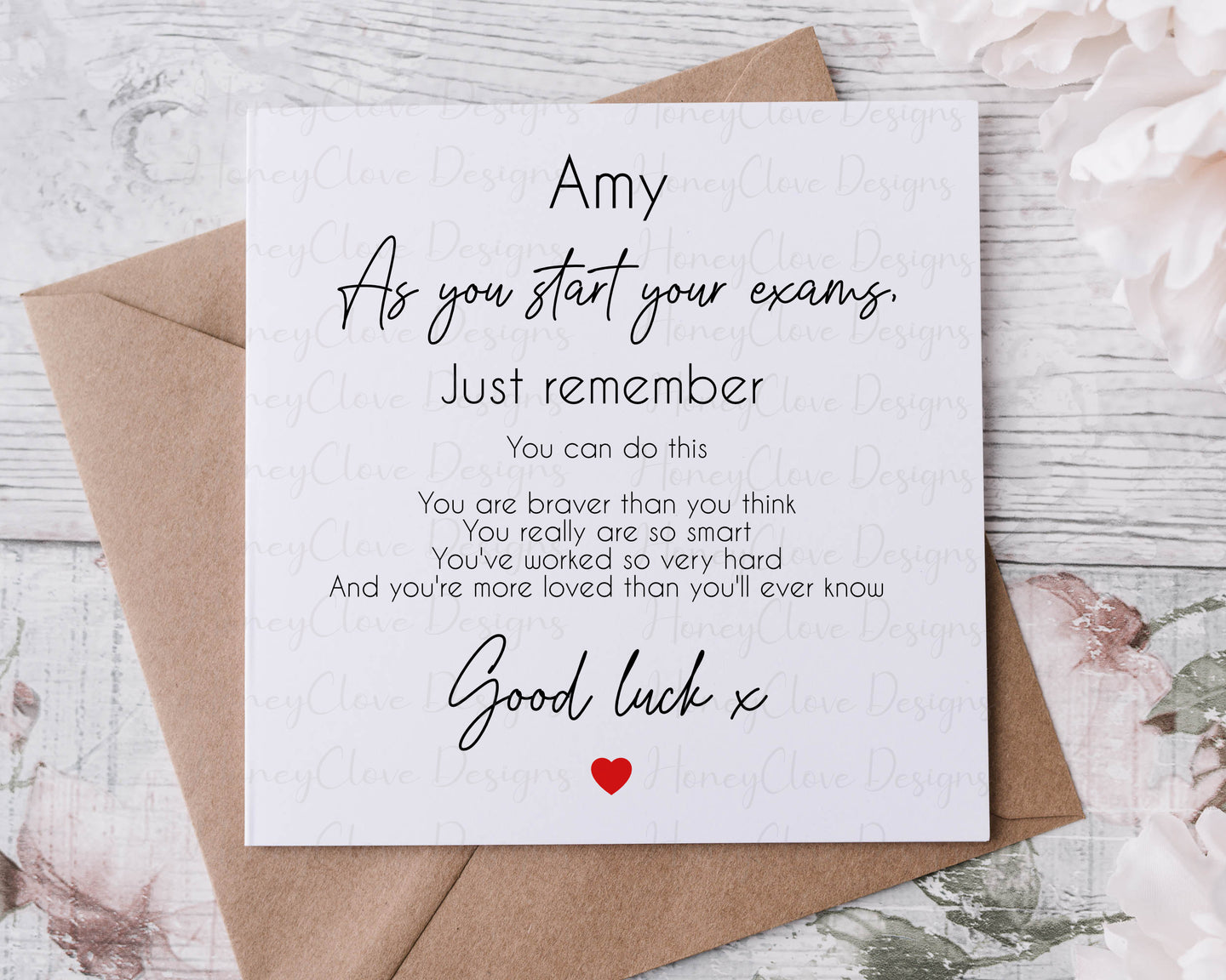 Good luck card  - Just remember