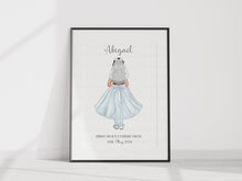 Load image into Gallery viewer, First Holy Communion Girl A4 Unframed Print
