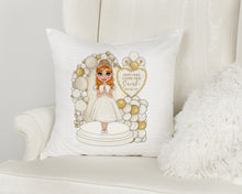 Load image into Gallery viewer, Dolly Communion Girl Cushion
