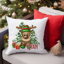 Load image into Gallery viewer, Reindeer Elf Christmas Cushion

