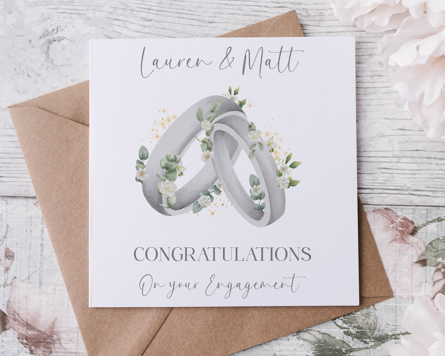 Engagement card - Rings