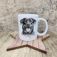 Load image into Gallery viewer, Sketch Design - Rottweiller Mug
