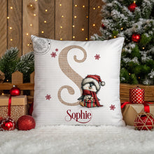 Load image into Gallery viewer, Cute Quirky Penguin Christmas Cushion

