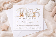Load image into Gallery viewer, Born in 2026 New Baby Animal Card
