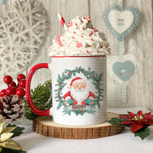 Load image into Gallery viewer, Santa &amp; Mrs Claus Red Mugs
