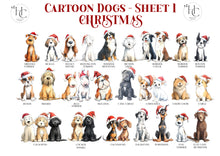 Load image into Gallery viewer, Felt Trug - Christmas Doodle Dog!
