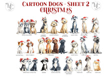 Load image into Gallery viewer, Felt Trug - Christmas Doodle Dog!
