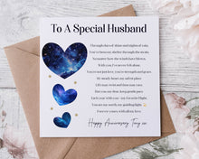Load image into Gallery viewer, Sentimental Anniversary Poem Card
