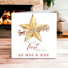Load image into Gallery viewer, First Christmas Married Card
