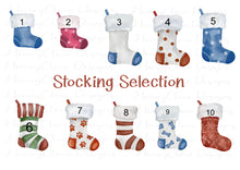 Load image into Gallery viewer, Family Stocking Christmas Card - MULTIPACK OPTION
