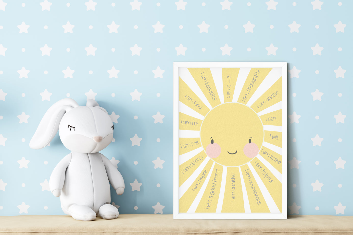 Sun Ray Affirmation Print A4