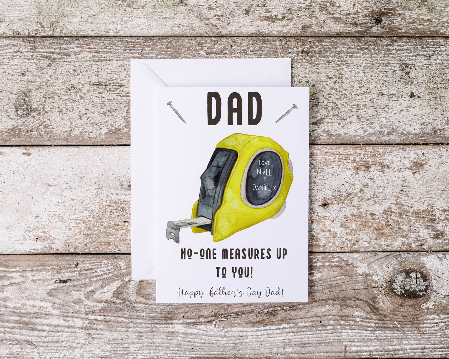 Tape Measure Greeting Card