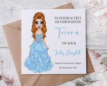 Load image into Gallery viewer, Debs Card  - Tulle Dress Design
