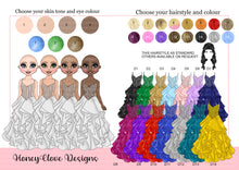 Load image into Gallery viewer, Debs Card  - Tulle Dress Design
