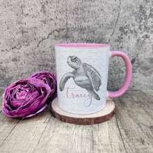 Load image into Gallery viewer, Sketch Design Turtle Mug
