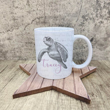 Load image into Gallery viewer, Sketch Design Turtle Mug
