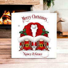 Load image into Gallery viewer, Couple Gonk Christmas Card
