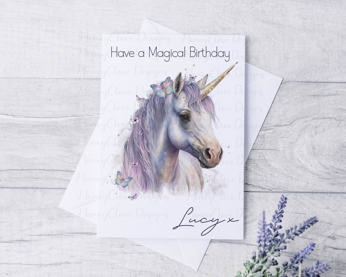 Unicorn Greeting Card