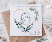 Load image into Gallery viewer, Engagement/Wedding card - Gra Heart
