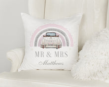 Load image into Gallery viewer, Wedding Car with Rainbow- Cushion
