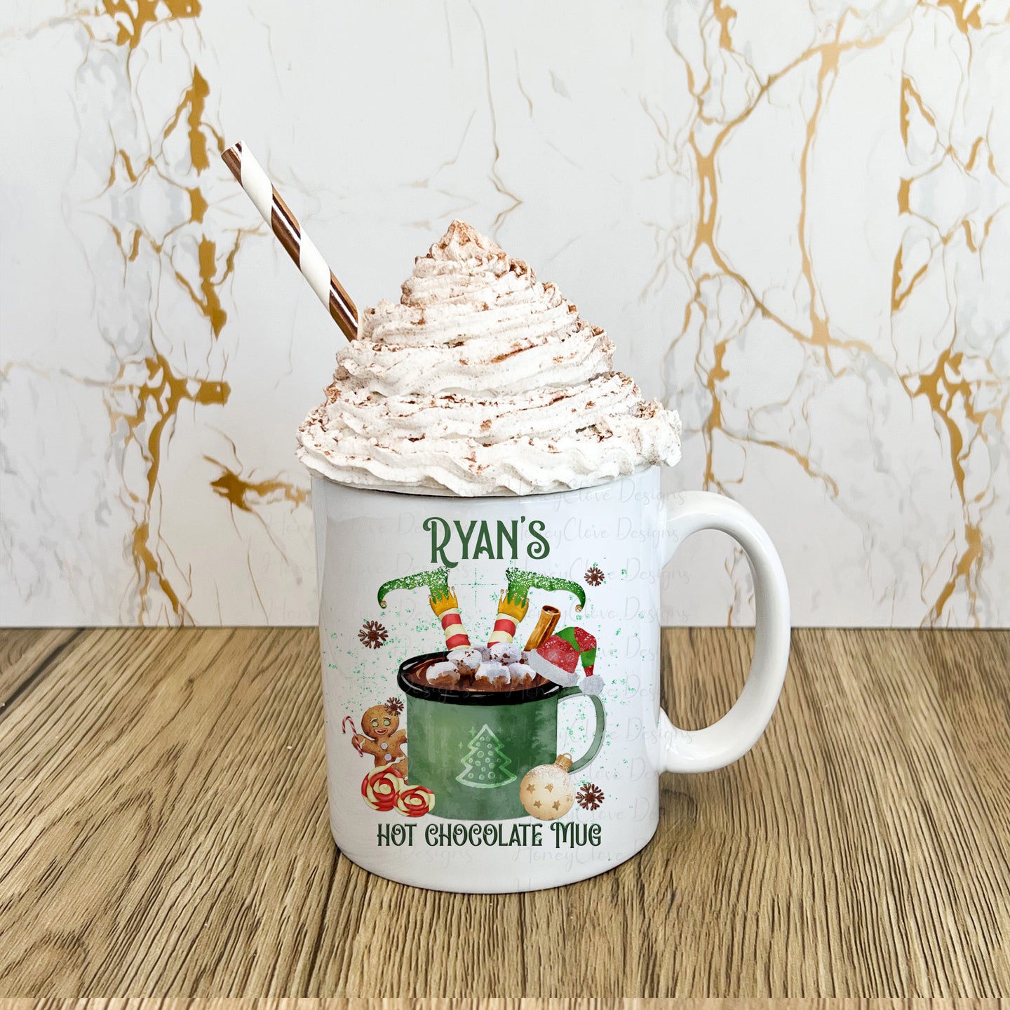 Elf Hot Chocolate Mug