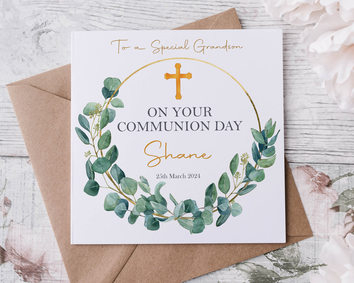 Communion Wreath Greeting Card